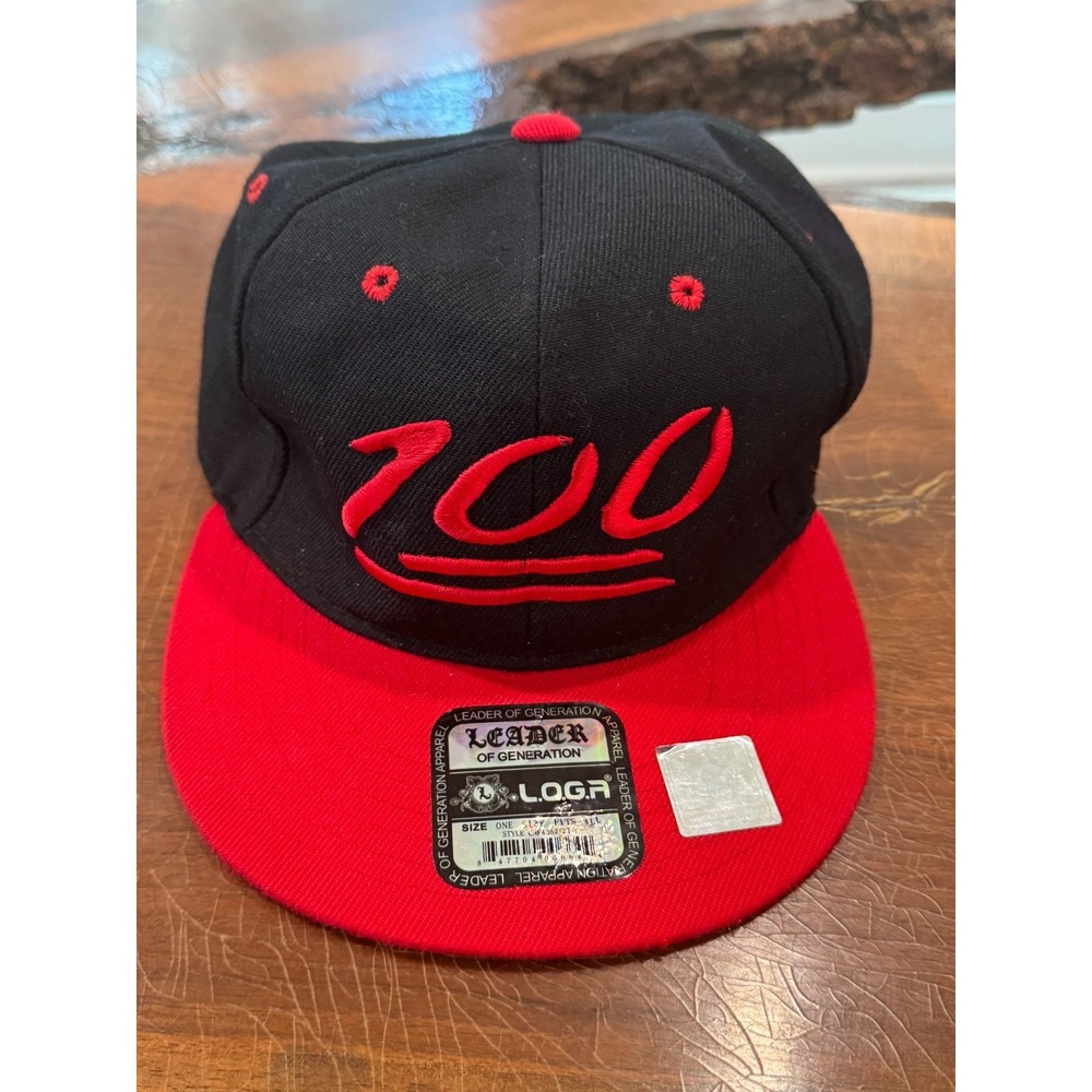 Leader of Generation Snapback Cap - Black & Red - Adjustable - New‎ Condition